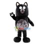 Small Black Dog Adult Mascot Costume