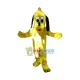 Yellow Pluto Cartoon Mascot Costume Yellow Pluto Cartoon Mascot Costume