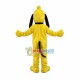 Yellow Pluto Cartoon Mascot Costume Yellow Pluto Cartoon Mascot Costume