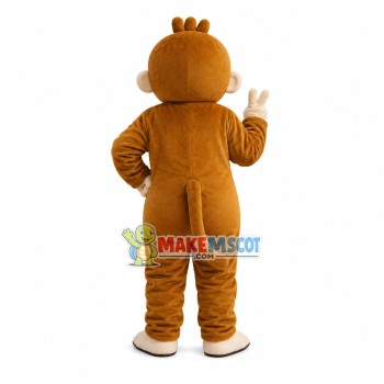 Photographed Kind Monkey Mascot Costume Photographed Kind Monkey Mascot Costume