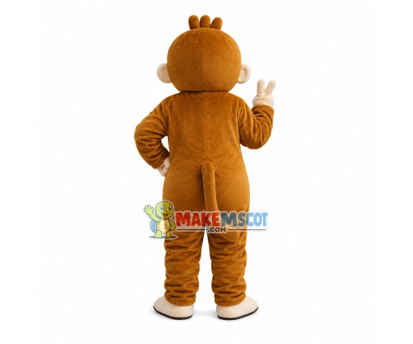 Photographed Kind Monkey Mascot Costume Photographed Kind Monkey Mascot Costume
