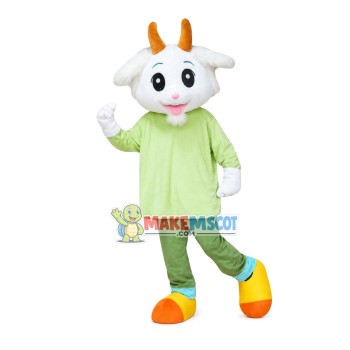 Vigorous Running Goat Mascot Costume Vigorous Running Goat Mascot Costume