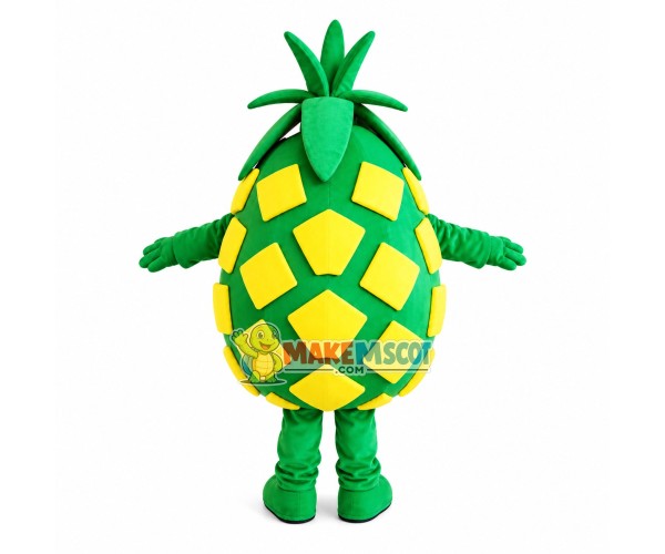 Green Pineapple Cartoon Mascot Costume