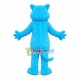 Blue Panther With Sharp Claws Mascot Costume Blue Panther With Sharp Claws Mascot Costume