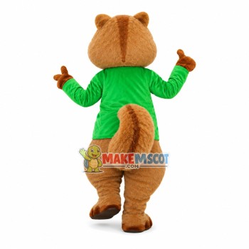 Fat Chipmunk Theodore Mascot Cartoon Costume