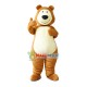 Optimistic Strong Bear Mascot Costume Optimistic Strong Bear Mascot Costume