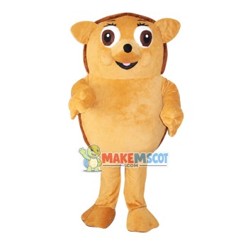 Meek Little Hedgehog Mascot Costume Meek Little Hedgehog Mascot Costume