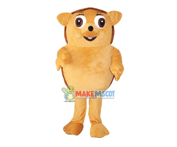 Meek Little Hedgehog Mascot Costume Meek Little Hedgehog Mascot Costume