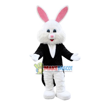Tuxedo Easter Bunny Mascot Costume Tuxedo Easter Bunny Mascot Costume