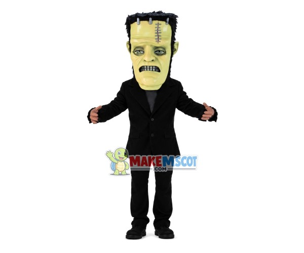 Suture Wound Zombie Mascot Costume Suture Wound Zombie Mascot Costume