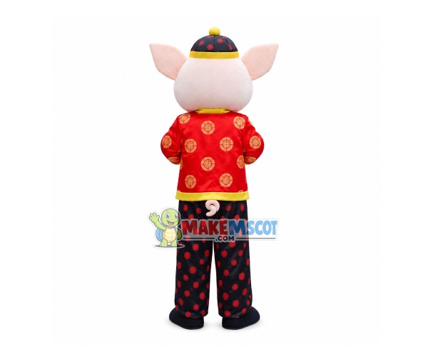 Festive Auspicious Pig Mascot Costume