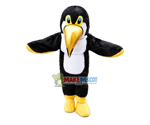 Golden Hook Beak Parrot Mascot Costume Golden Hook Beak Parrot Mascot Costume