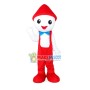 Snowman With Red Hat Mascot Costume