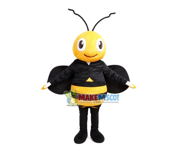 Formal Bee In The Suit Mascot Costume Formal Bee In The Suit Mascot Costume