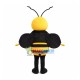 Formal Bee In The Suit Mascot Costume Formal Bee In The Suit Mascot Costume