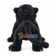 Realistic Savage Black Bear Mascot Costume