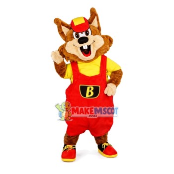 Happy Squirrel Cute Mascot Costume Happy Squirrel Cute Mascot Costume