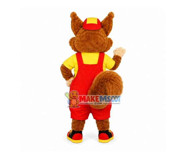Happy Squirrel Cute Mascot Costume Happy Squirrel Cute Mascot Costume