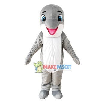 Peaceful Soft Dolphin Mascot Costume