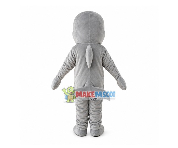 Peaceful Soft Dolphin Mascot Costume Peaceful Soft Dolphin Mascot Costume