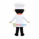 Experienced Pastry Chef Mascot Costume Experienced Pastry Chef Mascot Costume