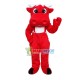 Casual Red Bull Adult Mascot Costume Casual Red Bull Adult Mascot Costume