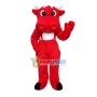 Casual Red Bull Adult Mascot Costume