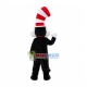 Magic Cat With Curved Hat Mascot Costume Magic Cat With Curved Hat Mascot Costume