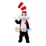 Magic Cat With Curved Hat Mascot Costume