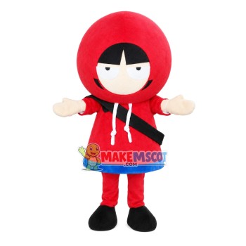 Little Girl In Red Sweater Mascot Costume Little Girl In Red Sweater Mascot Costume