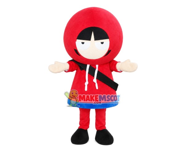Little Girl In Red Sweater Mascot Costume Little Girl In Red Sweater Mascot Costume