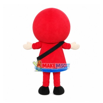 Little Girl In Red Sweater Mascot Costume Little Girl In Red Sweater Mascot Costume