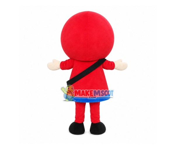 Little Girl In Red Sweater Mascot Costume Little Girl In Red Sweater Mascot Costume