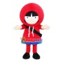 Little Girl In Red Sweater Mascot Costume