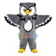 Gloomy Grey Owl Mascot Costume Gloomy Grey Owl Mascot Costume