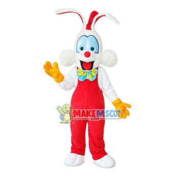 Super Star Roger Rabbit Cartoon Mascot Costume