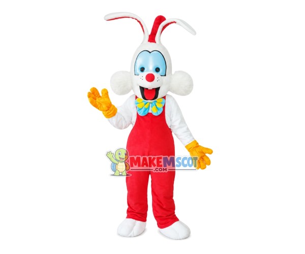 Super Star Roger Rabbit Cartoon Mascot Costume
