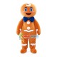 Gingerbread Man Mascot Costume Gingerbread Man Mascot Costume