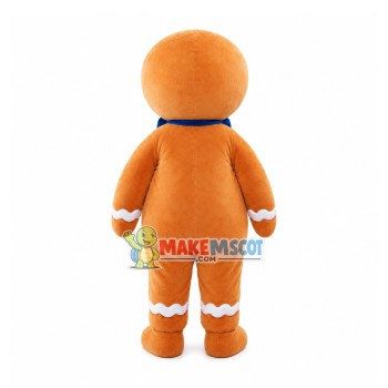 Gingerbread Man Mascot Costume Gingerbread Man Mascot Costume