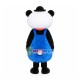 Miss Panda With Pocket Dress Mascot Costume Miss Panda With Pocket Dress Mascot Costume