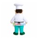 Genial Fat Chef Mascot Costume Genial Fat Chef Mascot Costume