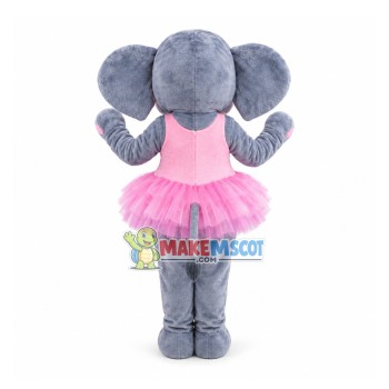 Ballet Baby Elephant Mascot Costume Ballet Baby Elephant Mascot Costume