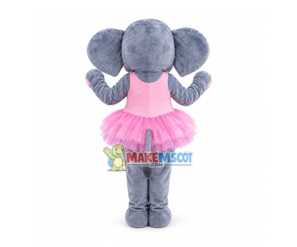 Ballet Baby Elephant Mascot Costume Ballet Baby Elephant Mascot Costume