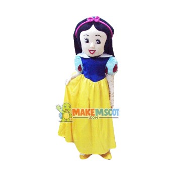 Pretty Snow Queen Mascot Costume