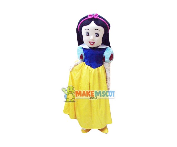 Pretty Snow Queen Mascot Costume Pretty Snow Queen Mascot Costume
