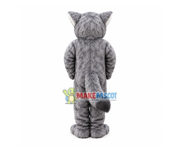 Bad Wolf Long Wool Mascot Costume