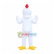 Long Body White Chicken Mascot Costume Long Body White Chicken Mascot Costume