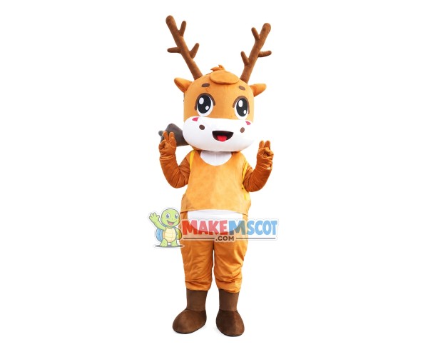 Naive Cute Fawn Mascot Costume
