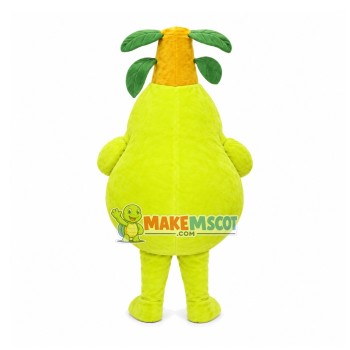 Moist Pear Mascot Cartoon Costume Moist Pear Mascot Cartoon Costume