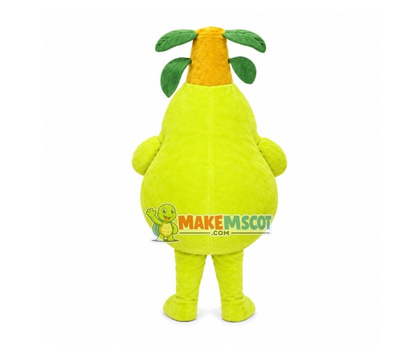 Moist Pear Mascot Cartoon Costume